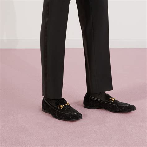 gucci jordaan loafers heren|gucci jordaan velvet loafer.